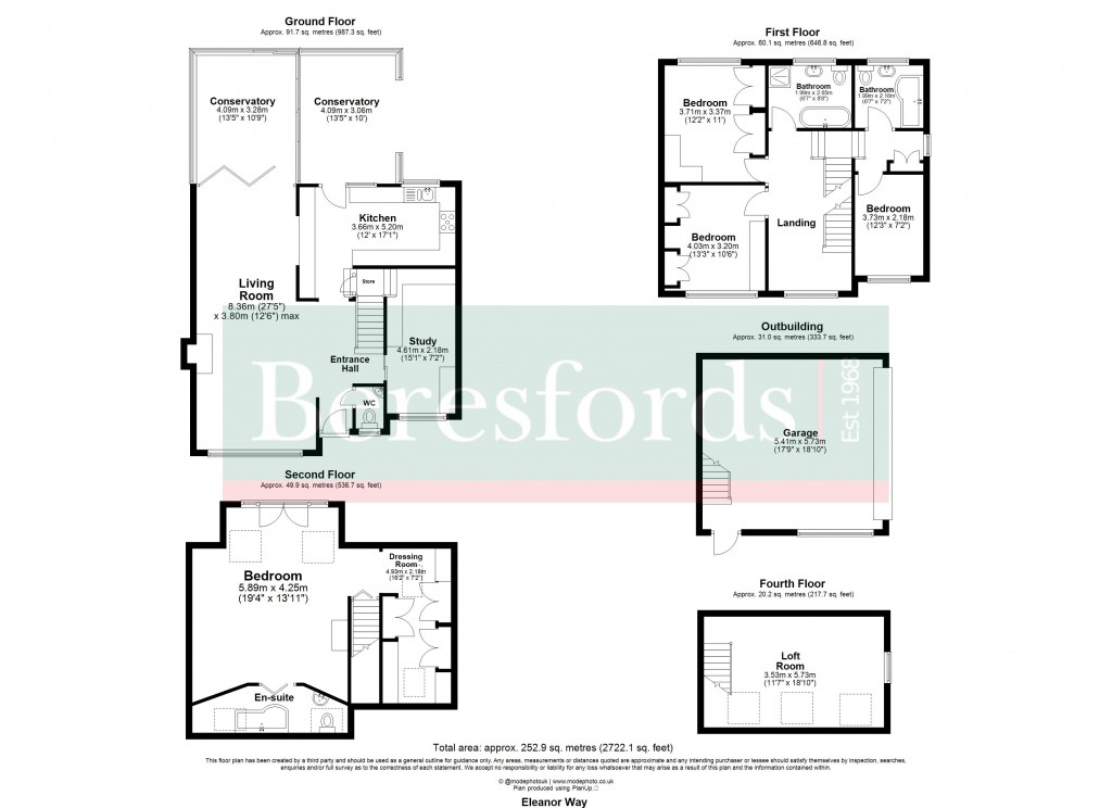 Floorplans For Warley, Brentwood, Essex