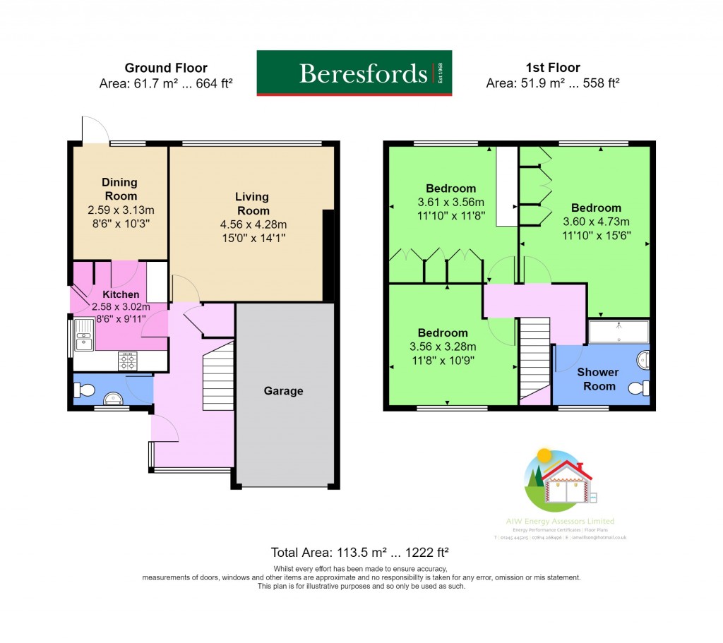 Floorplans For Warley, Brentwood, Essex