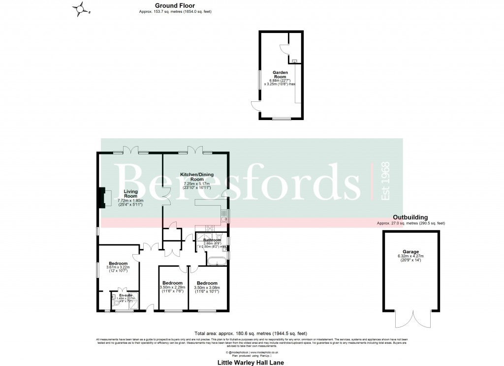 Floorplans For Little Warley, Brentwood, Essex