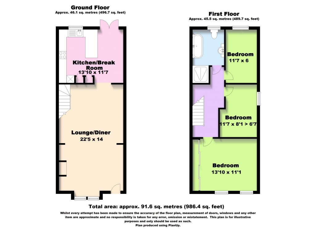 Floorplans For Warley, Brentwood, Essex