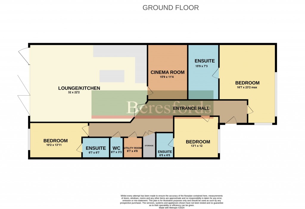 Floorplans For Great Warley, Brentwood, Essex