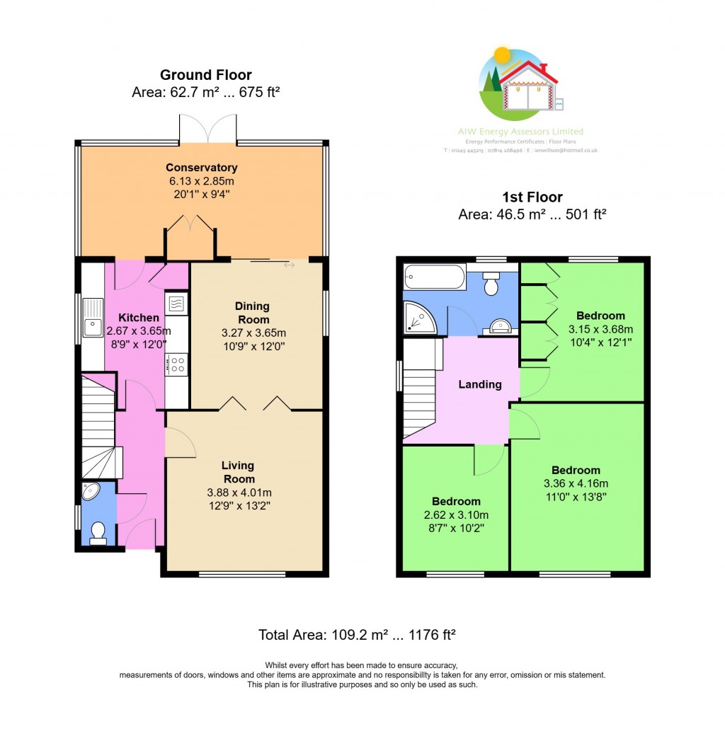 Floorplans For Warley, Brentwood, Essex