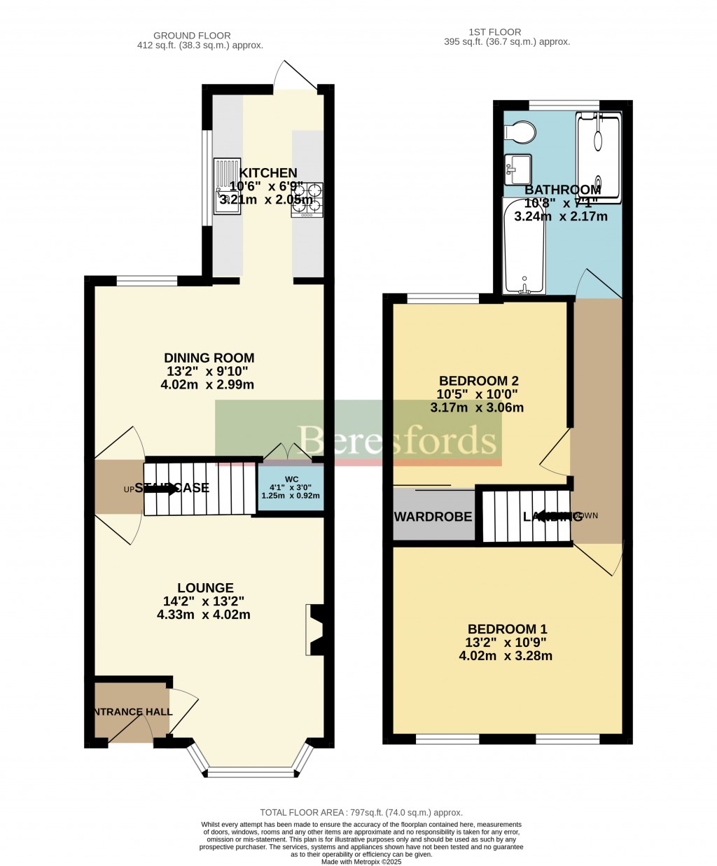 Floorplans For Warley, Brentwood, Essex