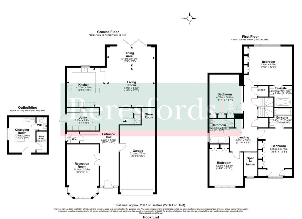Floorplans For Hook End, Brentwood, Essex