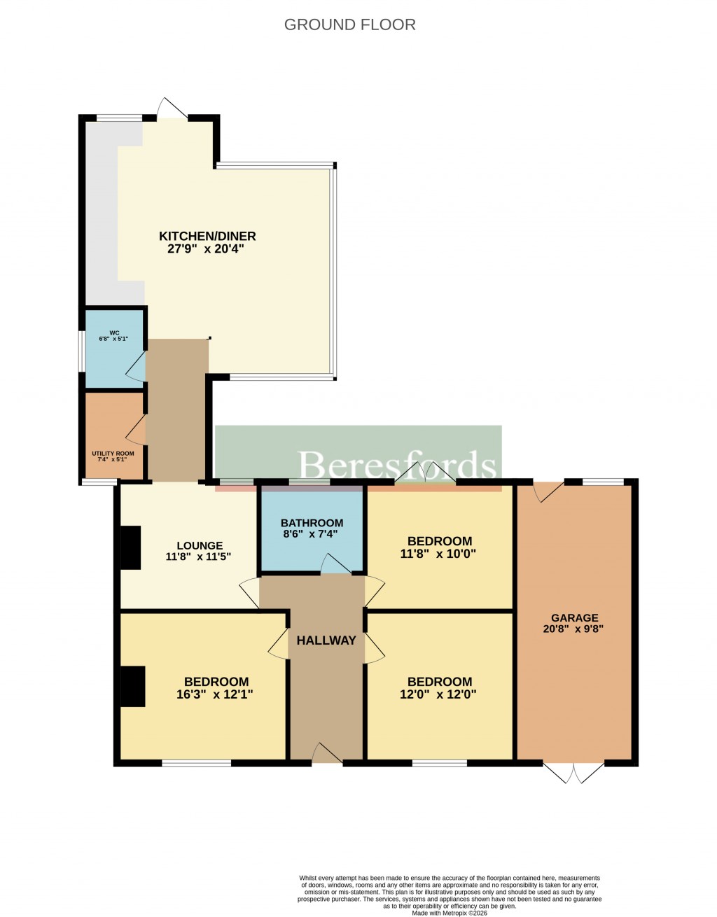 Floorplans For Brentwood, Essex