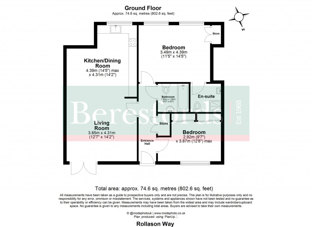 Floorplans For Brentwood, Essex