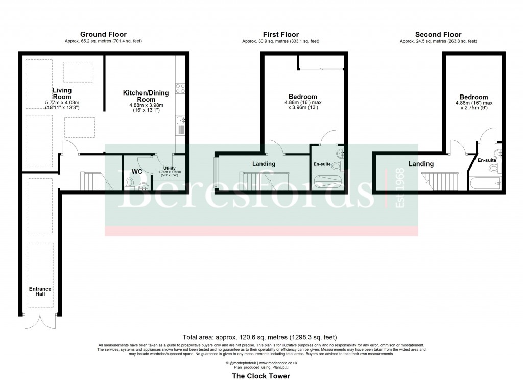 Floorplans For Warley, Brentwood, Essex