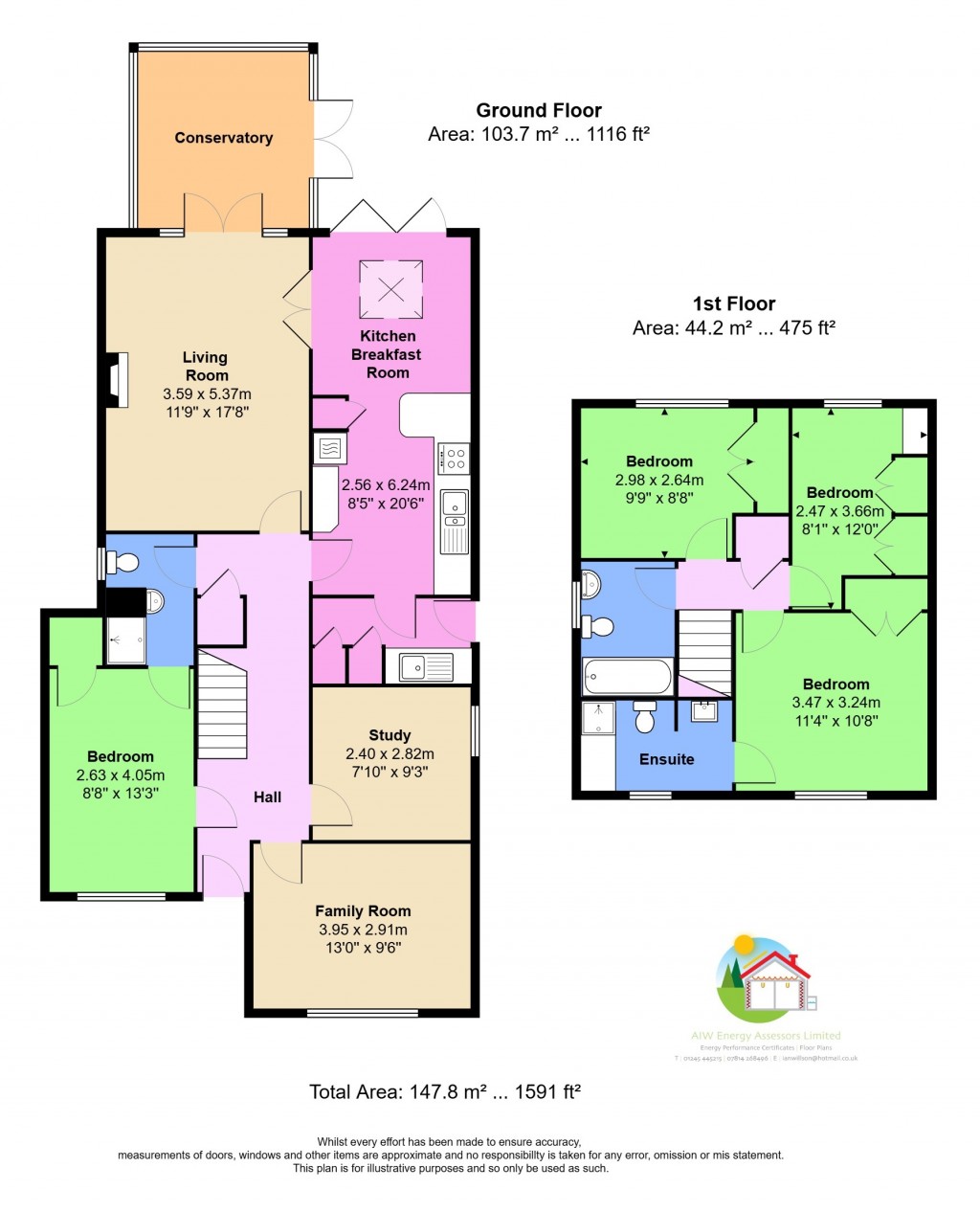 Floorplans For Warley, Brentwood, Essex