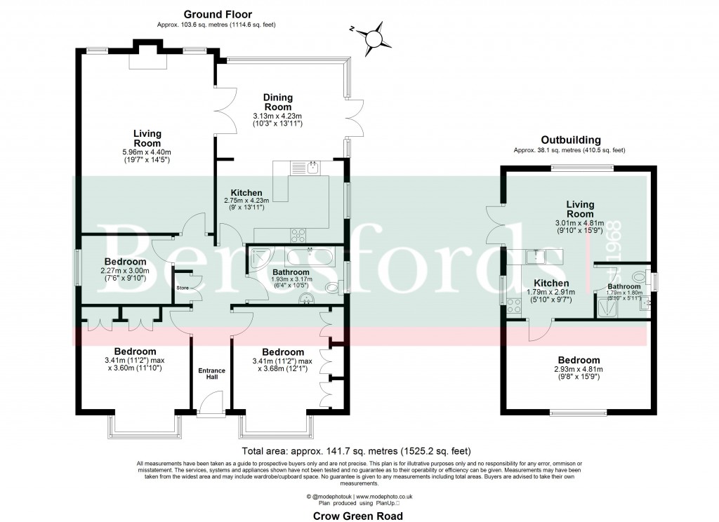 Floorplans For Pilgrims Hatch, Brentwood, Essex