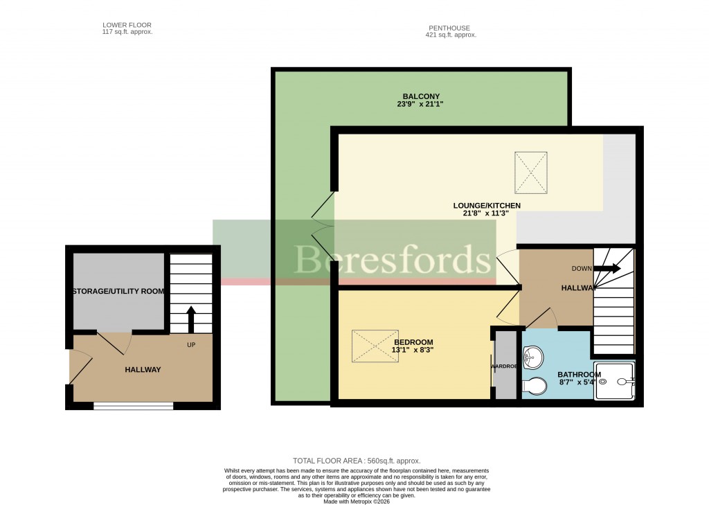 Floorplans For Ingrave Road, Brentwood, Essex