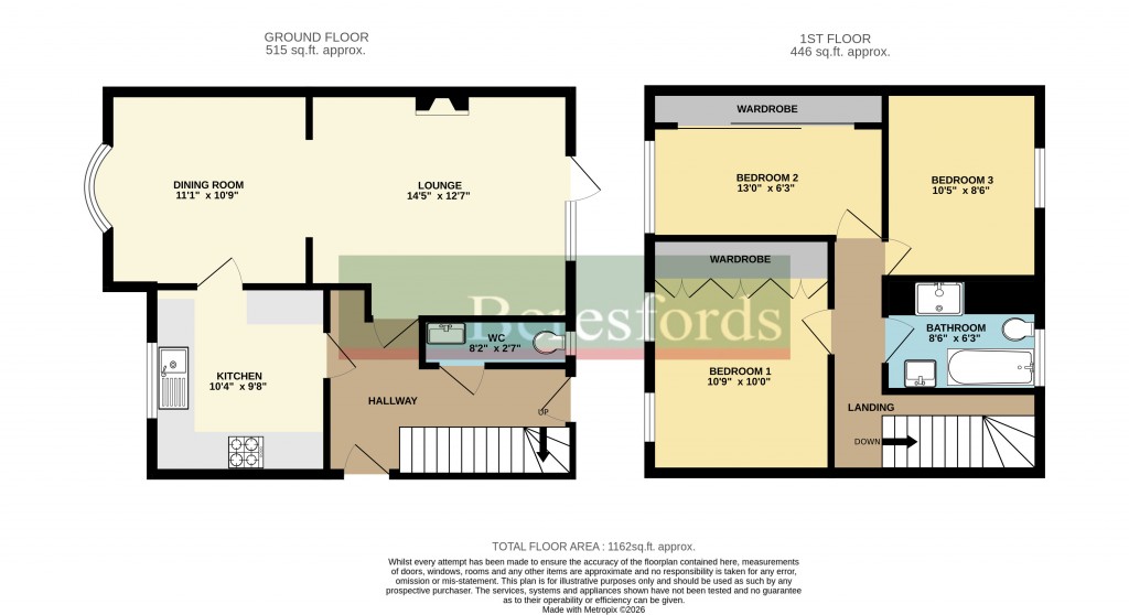 Floorplans For Kelvedon Hatch, Brentwood, Essex
