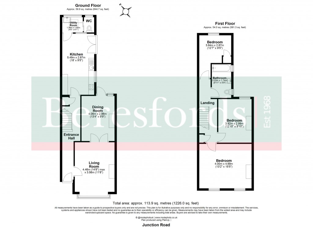 Floorplans For Warley, Brentwood, Essex