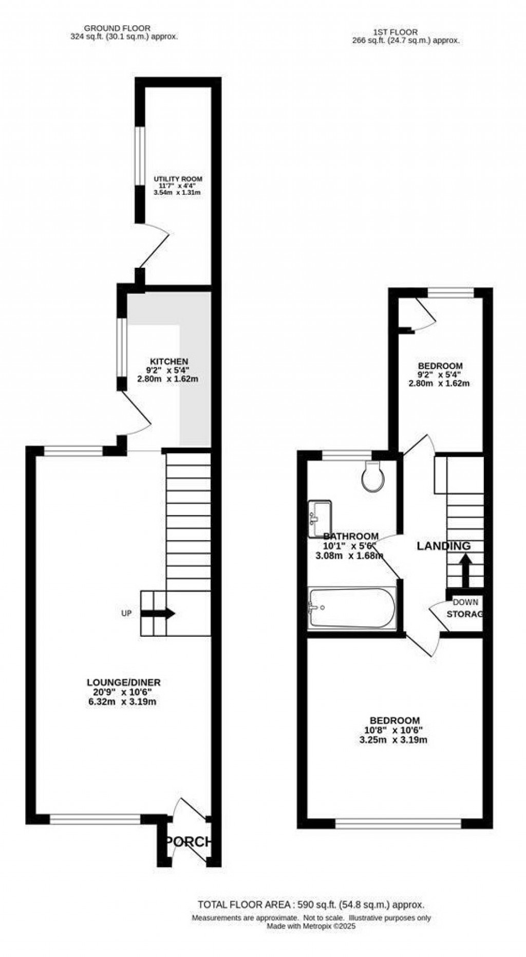 Floorplans For Brentwood, Essex