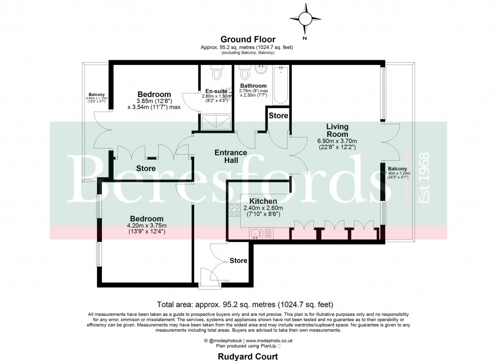 Floorplans For Warley, Brentwood, Essex