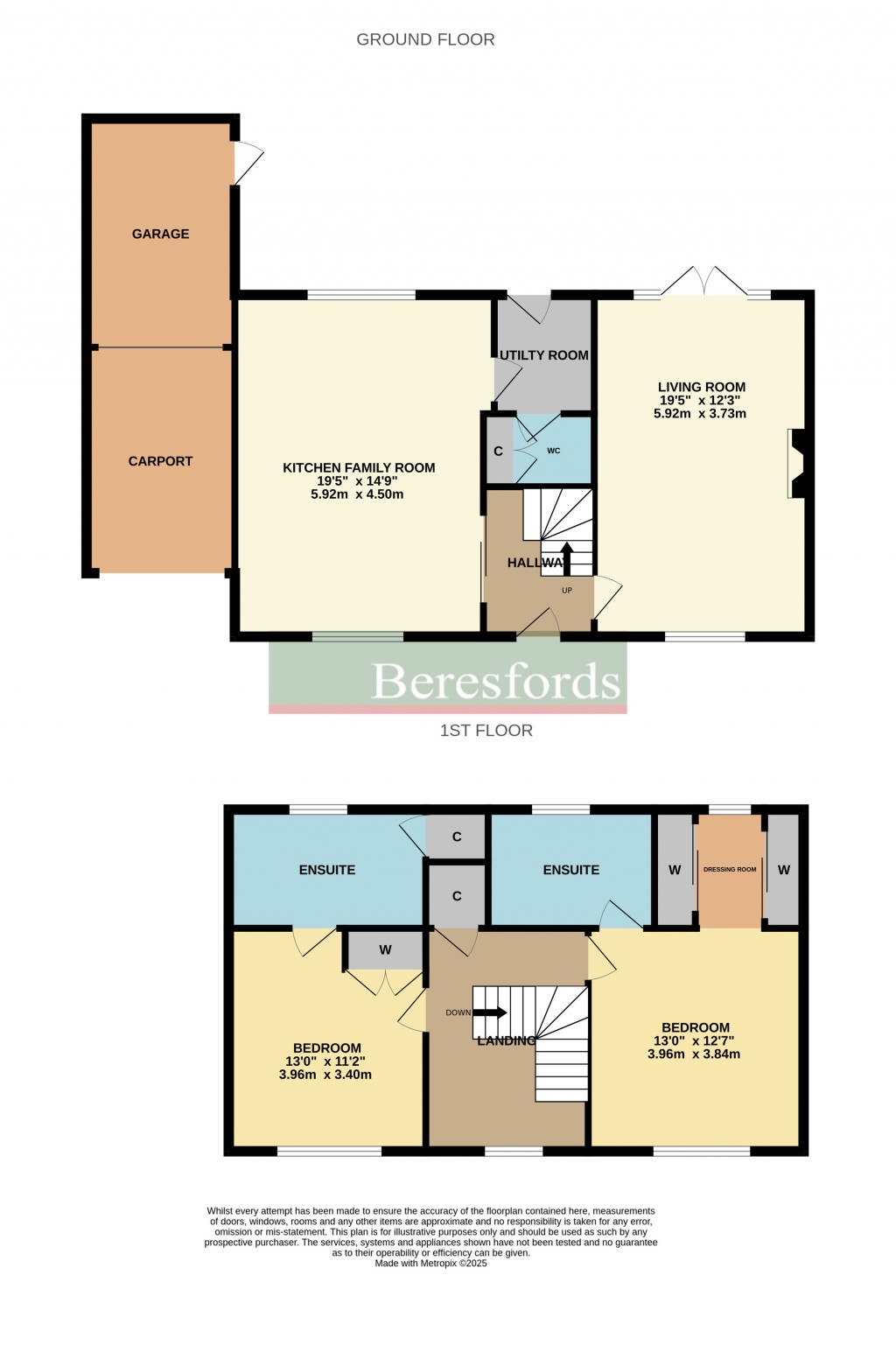 Floorplans For Brentwood, Essex