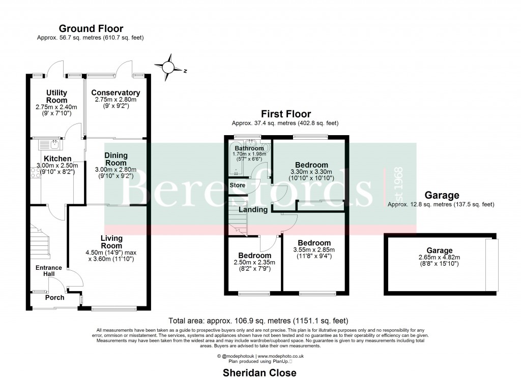 Floorplans For Heaton Grange, Romford
