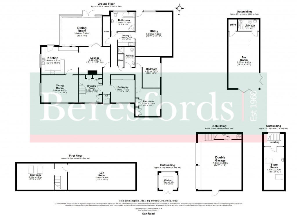 Floorplans For Crays Hill, Billericay, Essex