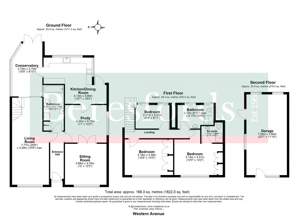 Floorplans For Brentwood, Essex