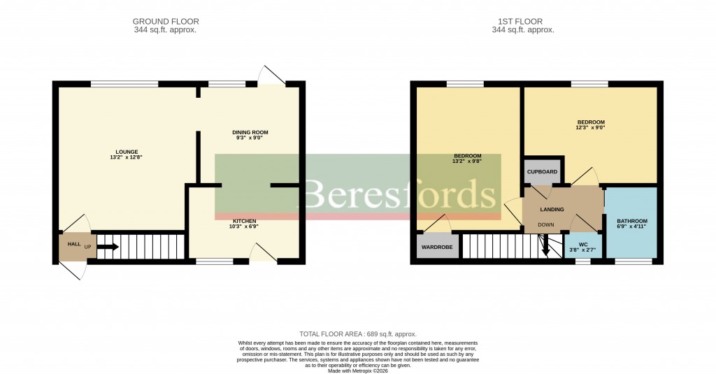 Floorplans For Pilgrims Hatch, Brentwood, Essex