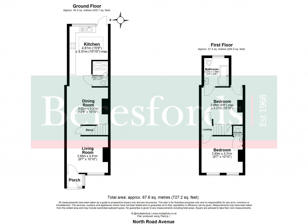 Floorplans For Brentwood, Essex