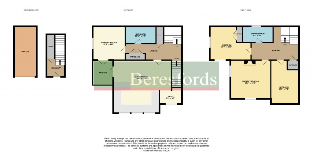 Floorplans For Warley, Brentwood, Essex