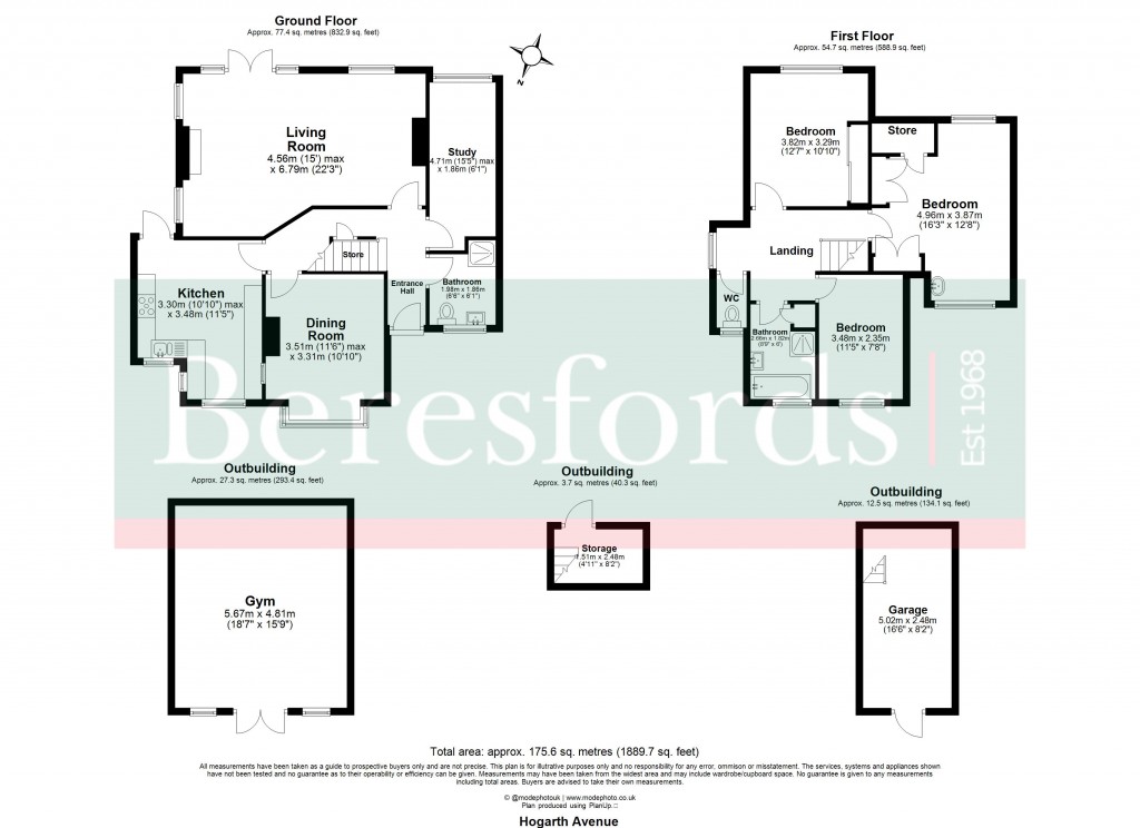 Floorplans For Brentwood, Essex