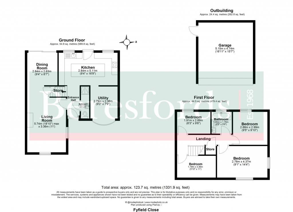 Floorplans For West Horndon, Brentwood, Essex