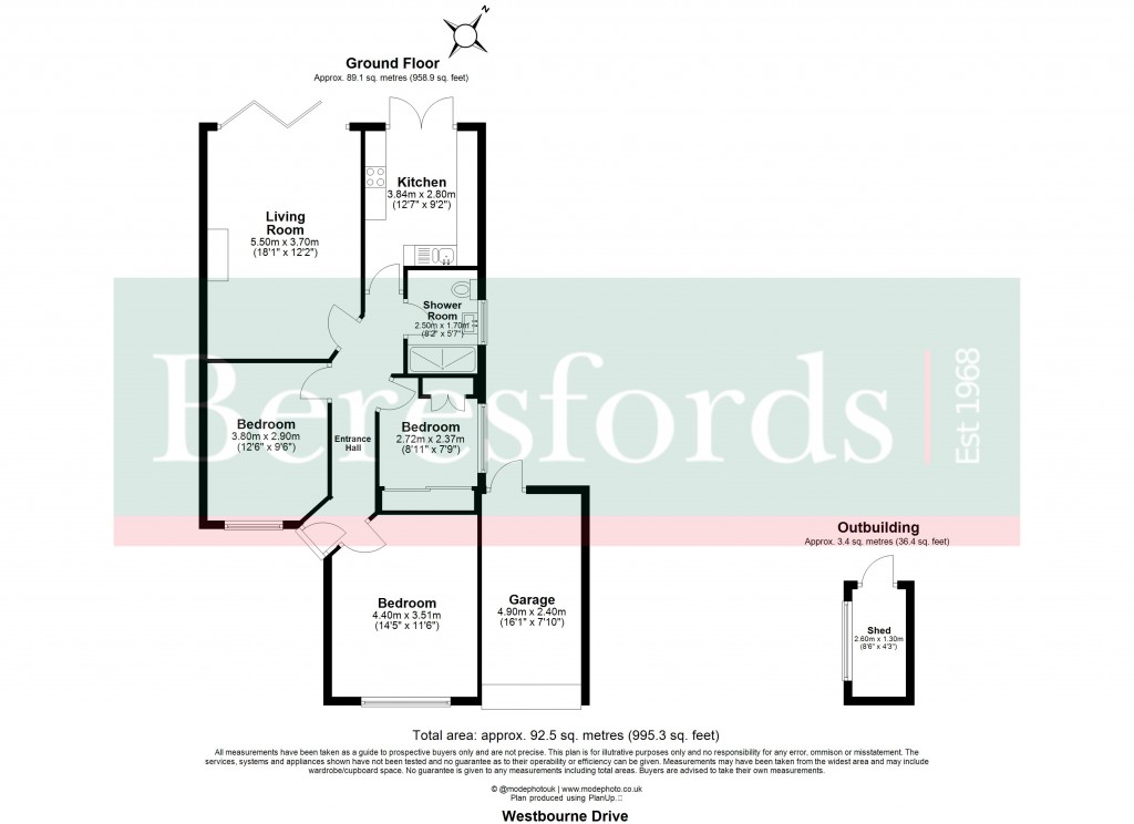 Floorplans For Brentwood, Essex