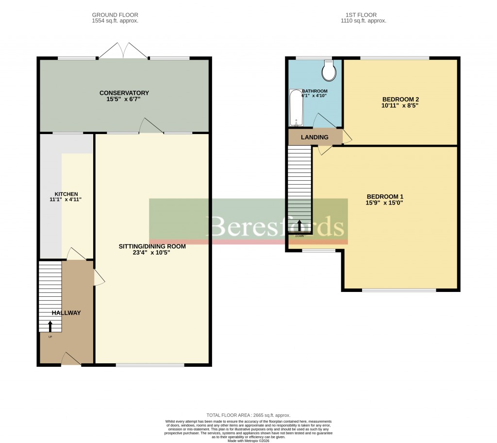 Floorplans For Brentwood, Essex
