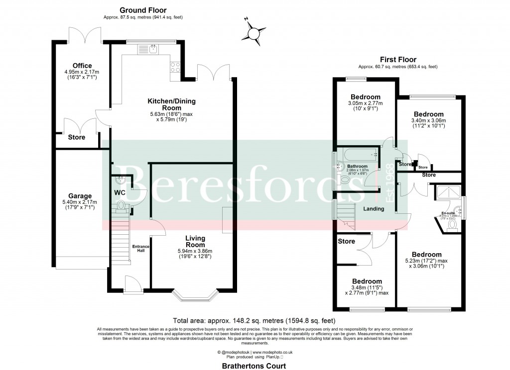 Floorplans For Billericay, Essex