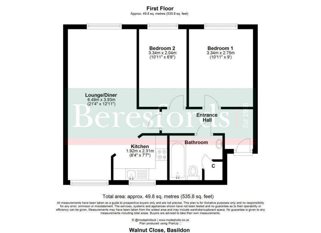 Floorplans For Laindon, Basildon, Essex