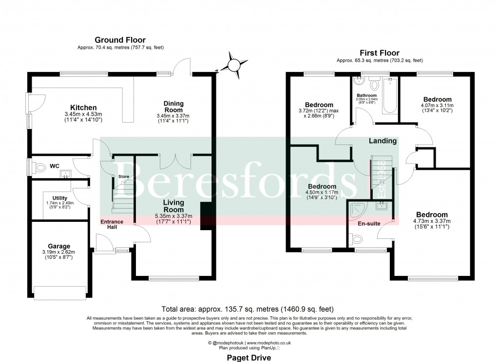 Floorplans For Billericay, Essex