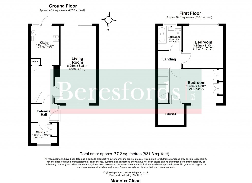 Floorplans For Billericay, Essex