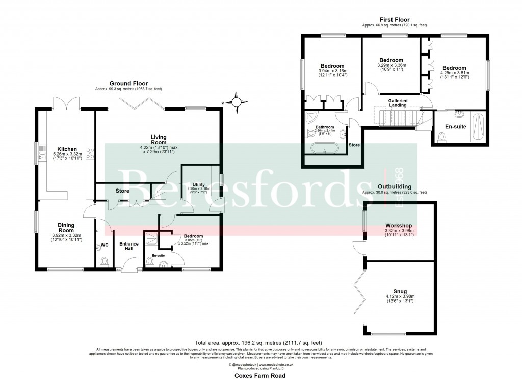 Floorplans For Billericay, Essex