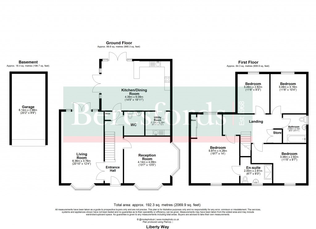 Floorplans For Runwell, Wickford, Essex