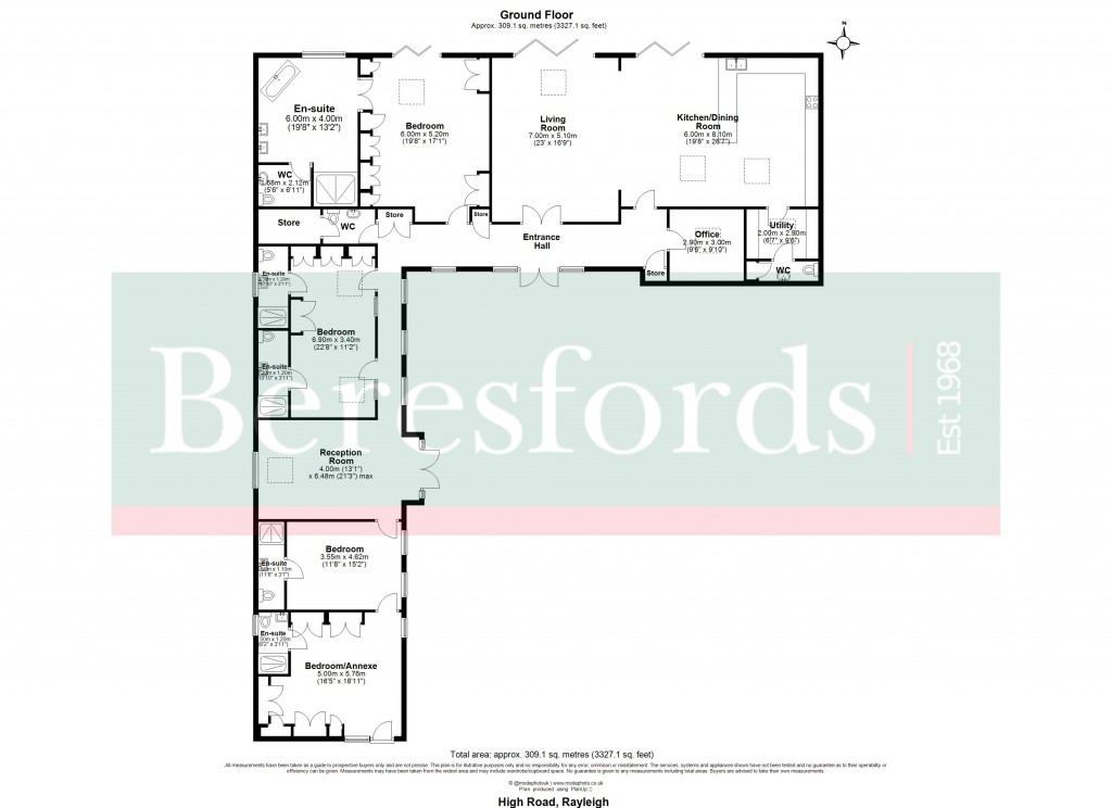Floorplans For Rayleigh, Essex