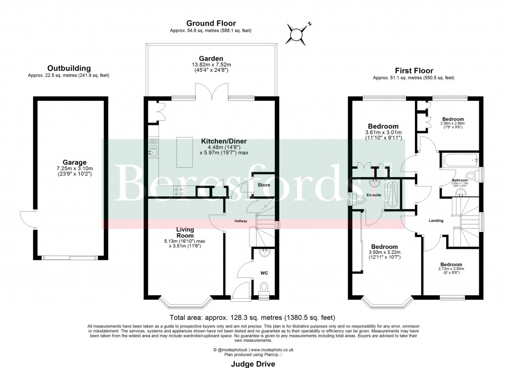 Floorplans For Langdon Hills, Basildon, Essex
