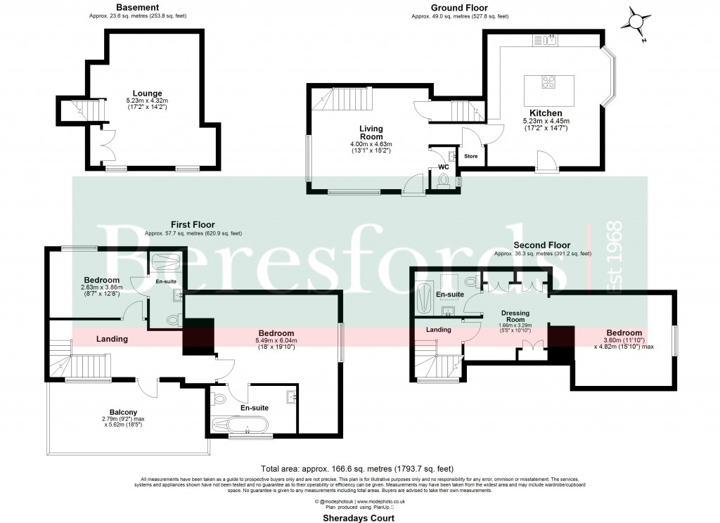 Floorplans For Billericay, Essex