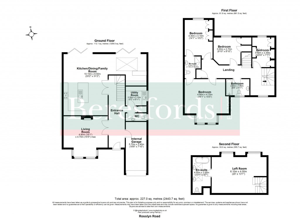 Floorplans For Billericay, Essex
