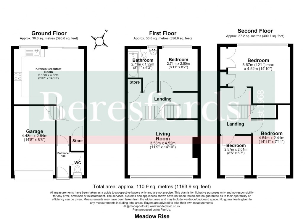 Floorplans For Billericay, Essex
