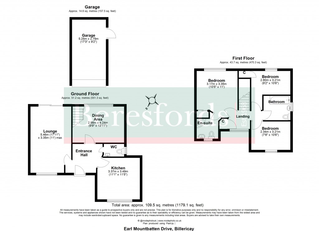 Floorplans For Billericay, Essex