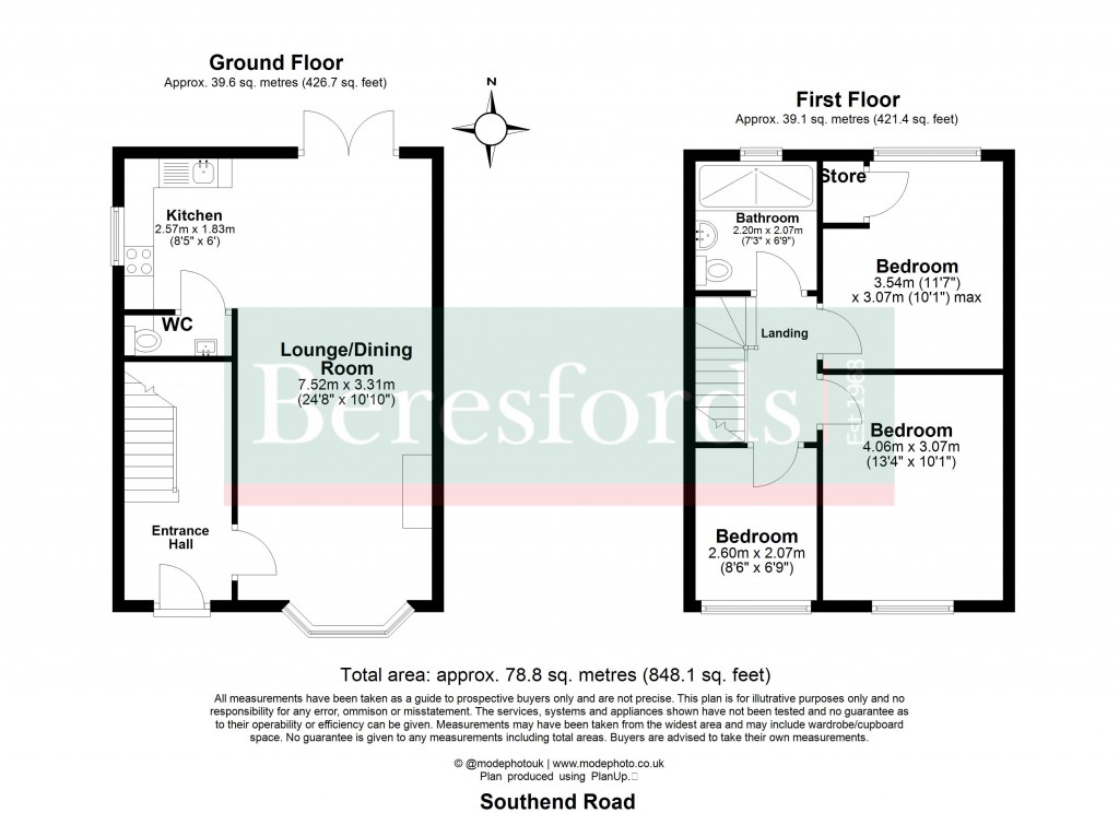 Floorplans For Wickford, Essex
