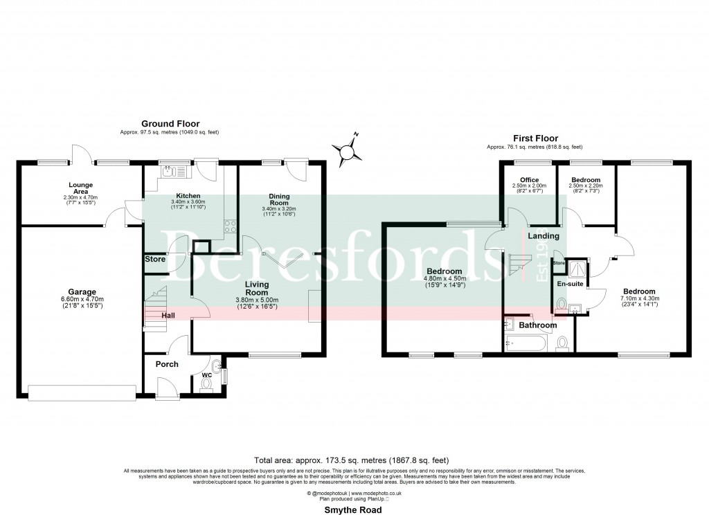 Floorplans For Billericay, Essex