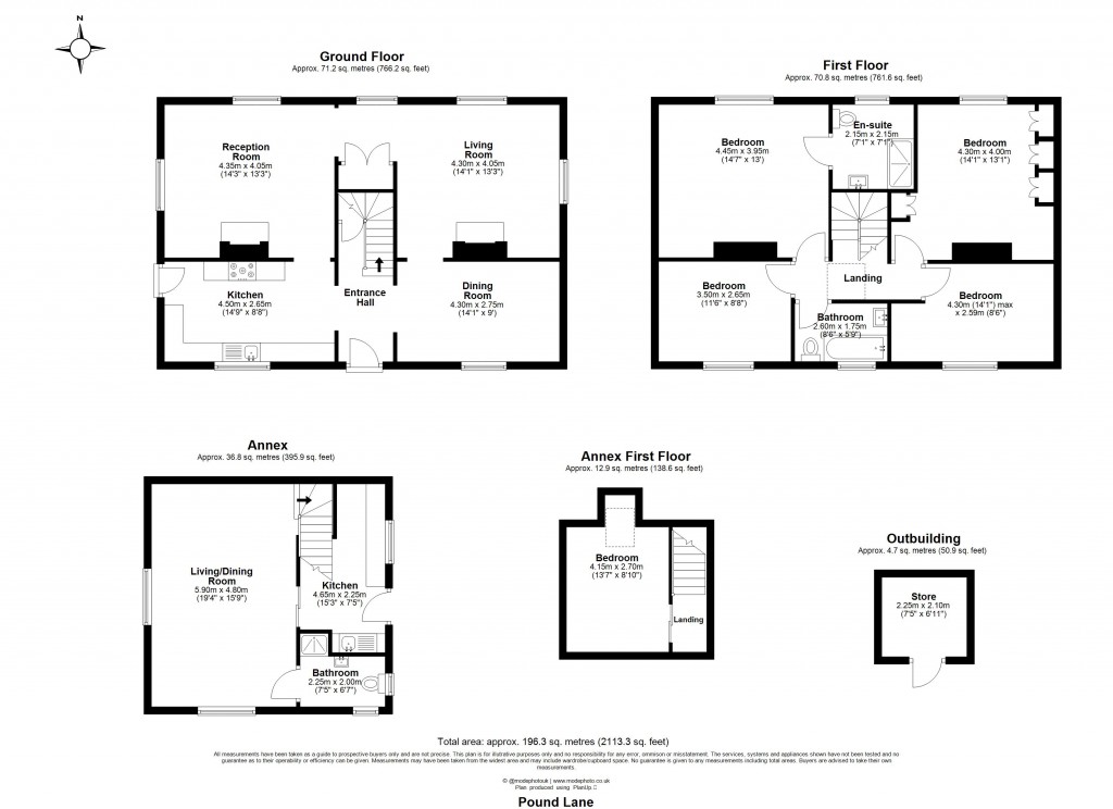 Floorplans For Laindon, Basildon, Essex