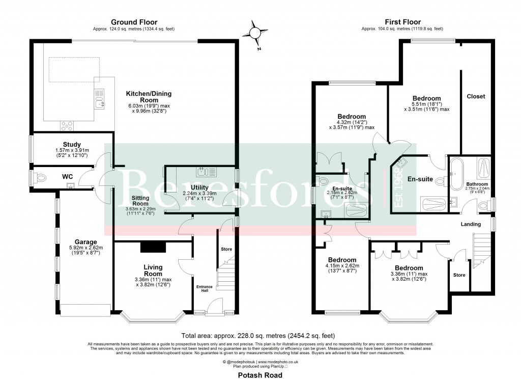 Floorplans For Billericay, Essex
