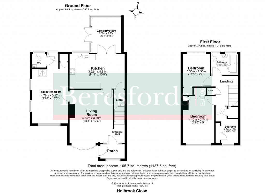 Floorplans For Billericay, Essex