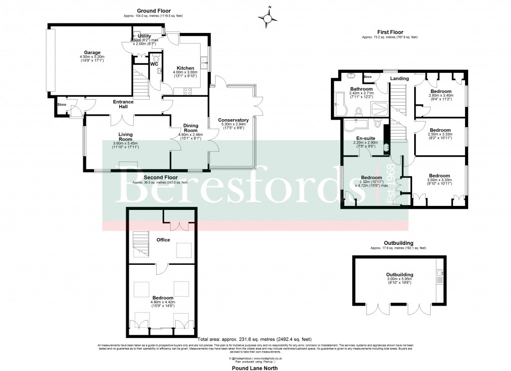 Floorplans For Laindon, Basildon, Essex
