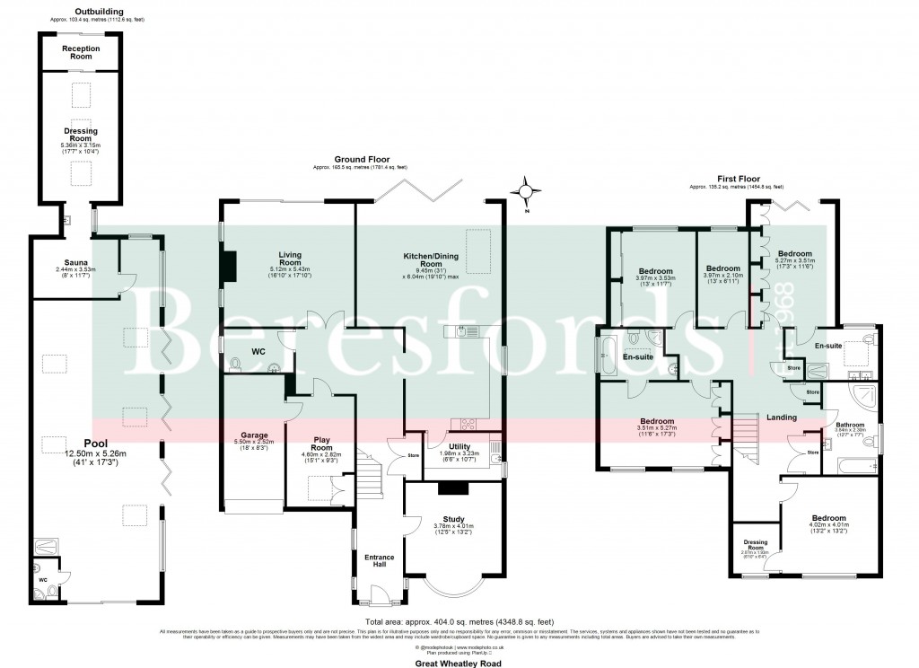 Floorplans For Rayleigh, Essex