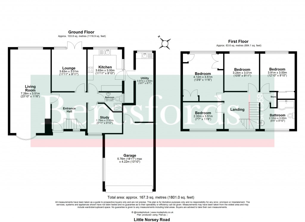 Floorplans For Billericay, Essex
