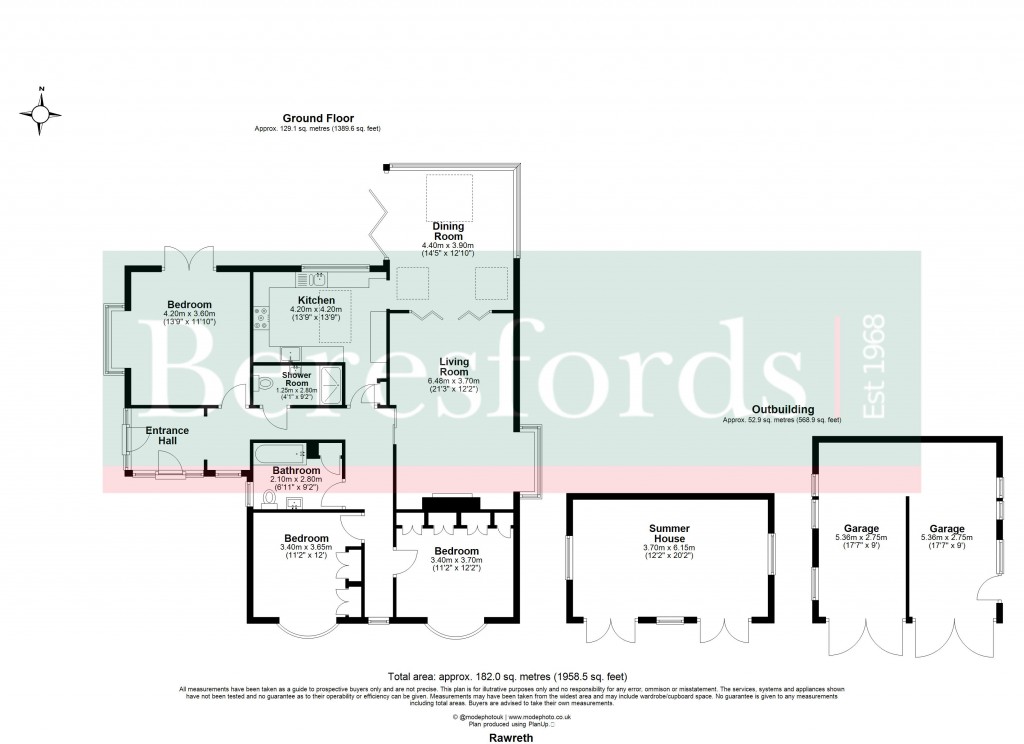 Floorplans For Rawreth, Wickford, Essex